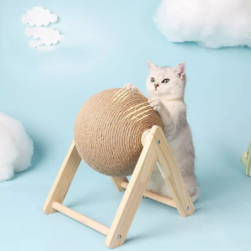 Sisal ball for cats