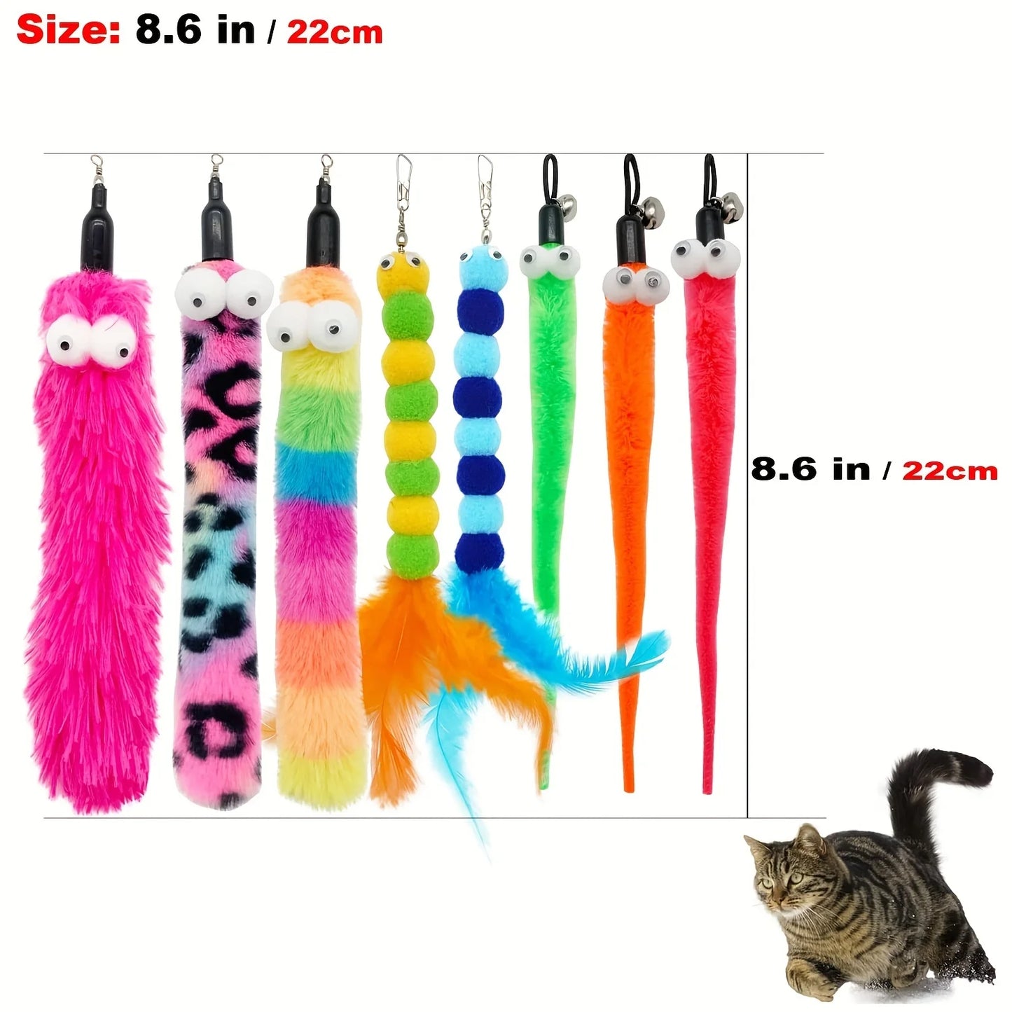 Freestanding wand for cats