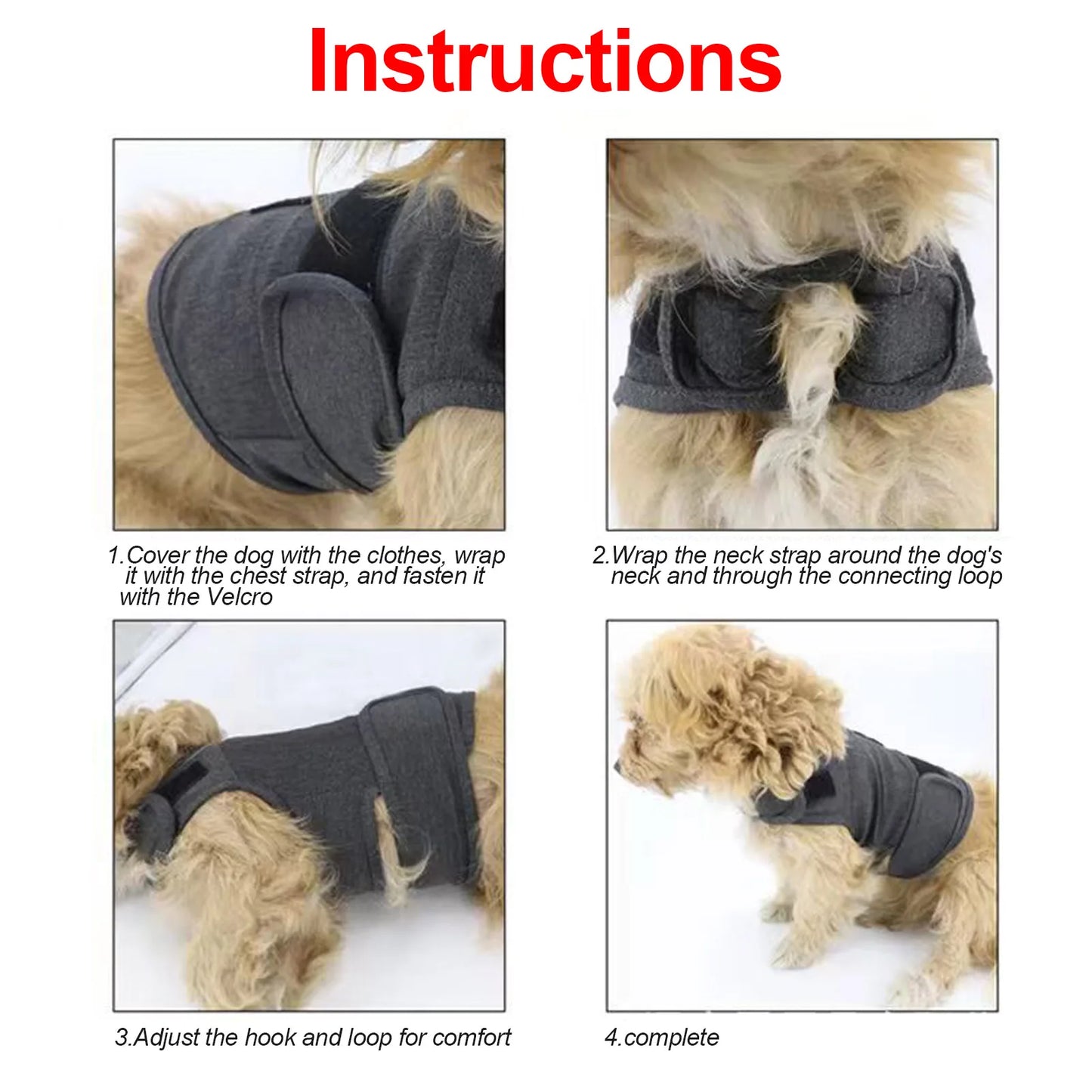 Classic and elegant vest for dogs