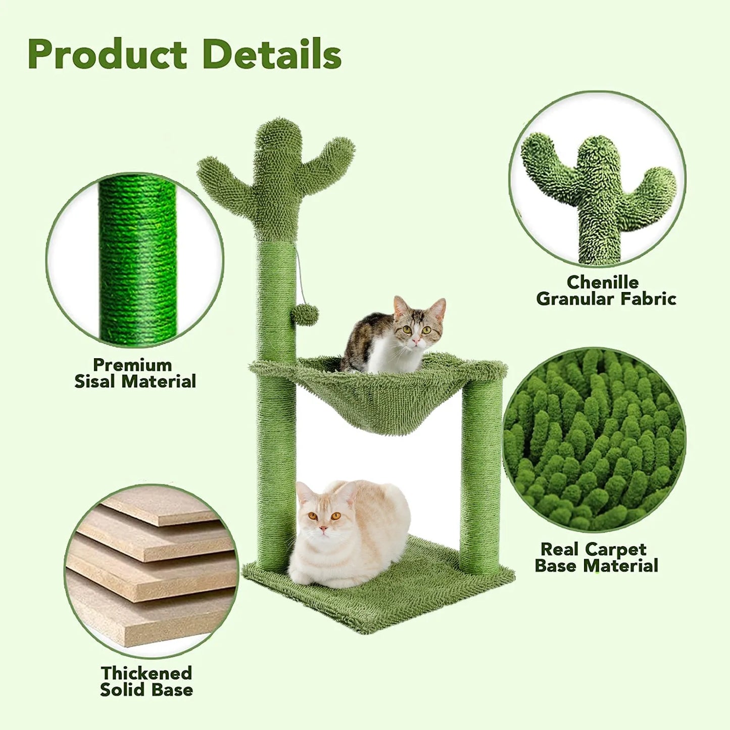 Cactus tower model cat scratcher