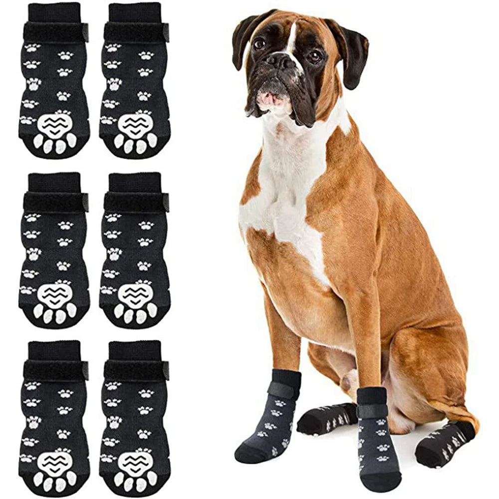 Adjustable socks for dogs and cats