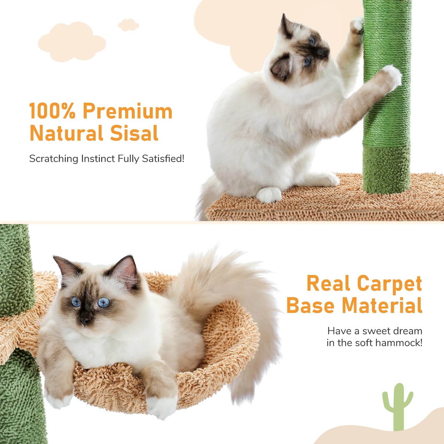 Cactus model cat scratcher