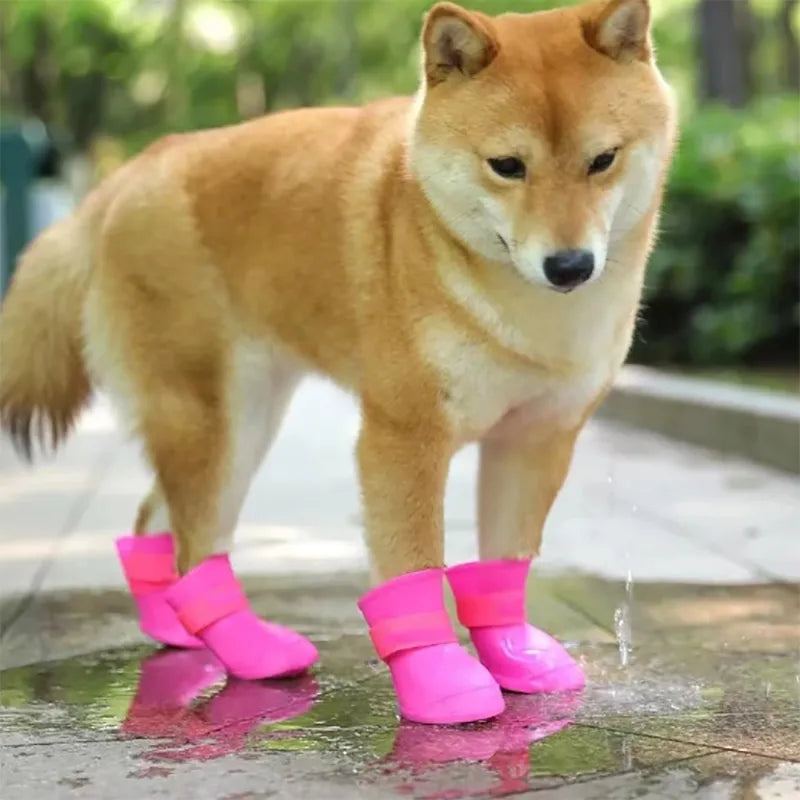 Non-Slip Rubber Pet Boots