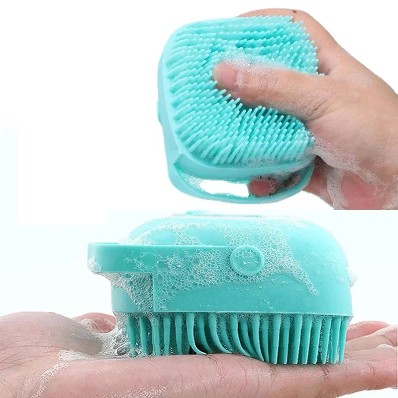 Silicone pet bath brush