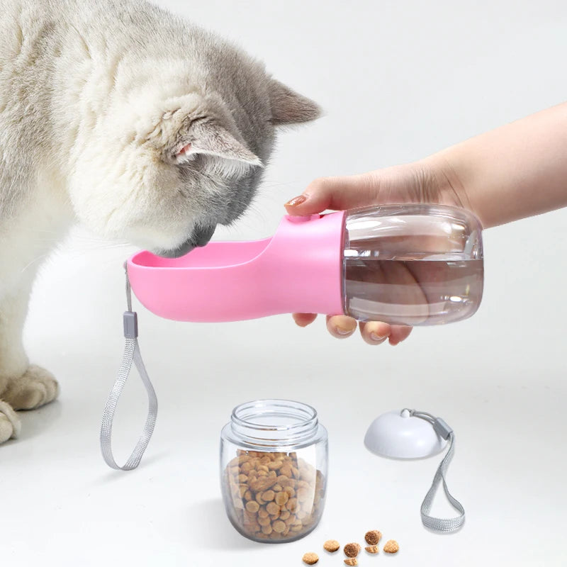 2 in 1 Portable Pet Bottle