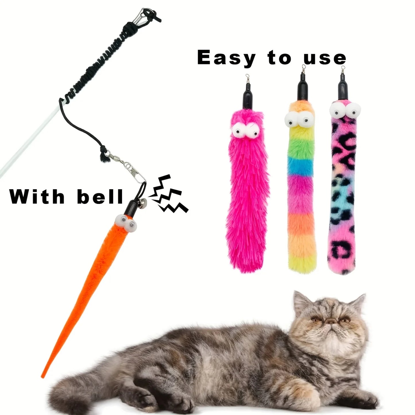 Freestanding wand for cats