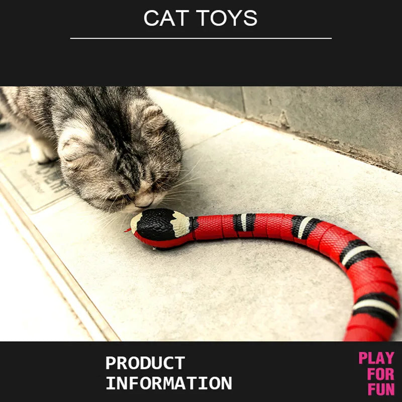 Fun toy snake for cats